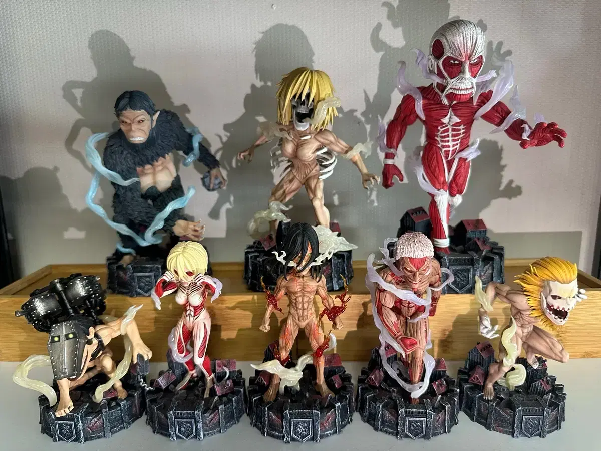 ボックスなし)進撃の巨人ウォーヘッドスタジオレジンナイン・ジャイアンツ